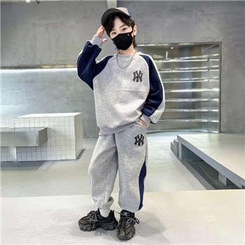 儿童装男童秋装套装春秋款2024新款男孩中大童秋季运动卫衣帅气潮