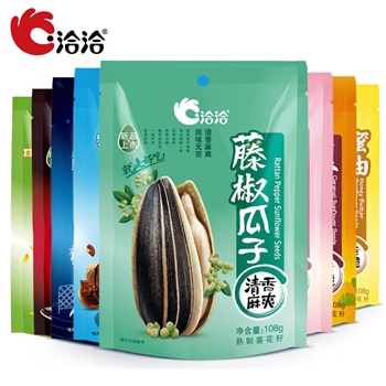 洽洽香瓜子焦糖/山核桃108g 奶香葵花籽坚果五香炒货零食