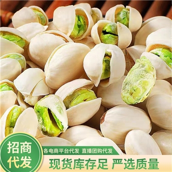 【】开心果盐焗自然开口坚果零食100g 手剥原色坚果年货开心