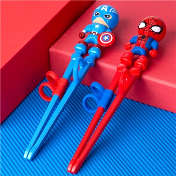 儿童筷子训练筷家用一阶段练习筷宝宝吃饭辅助筷3D图案筷勺精装盒