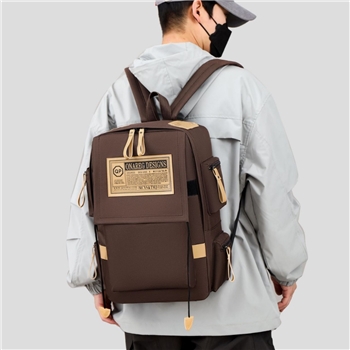 大容量双肩包男士商务通勤电脑背包男款时尚书包旅行学生双肩背包