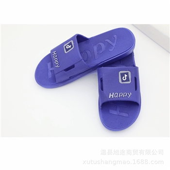 情侣家居拖鞋男 夏季新款 抖音字母舒适软底浴室厚底凉拖