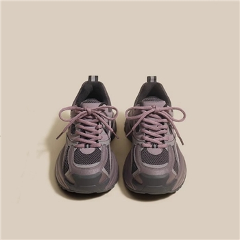 厚底真皮小怪兽老爹鞋女2024新款增高复古透气百搭轻便休闲运动鞋