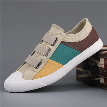 2024春季男鞋新款潮鞋男士帆布鞋韩版百搭潮流休闲鞋透气板鞋潮鞋