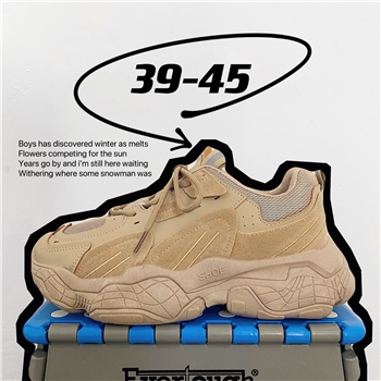 2024春秋新款男鞋韩版潮流老爹鞋原宿风运动鞋男士休闲鞋