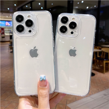 太空壳适用苹果13promax手机壳iphone15透明太空壳防摔软壳保护套